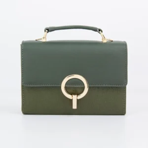 Green Two-Tone Bag