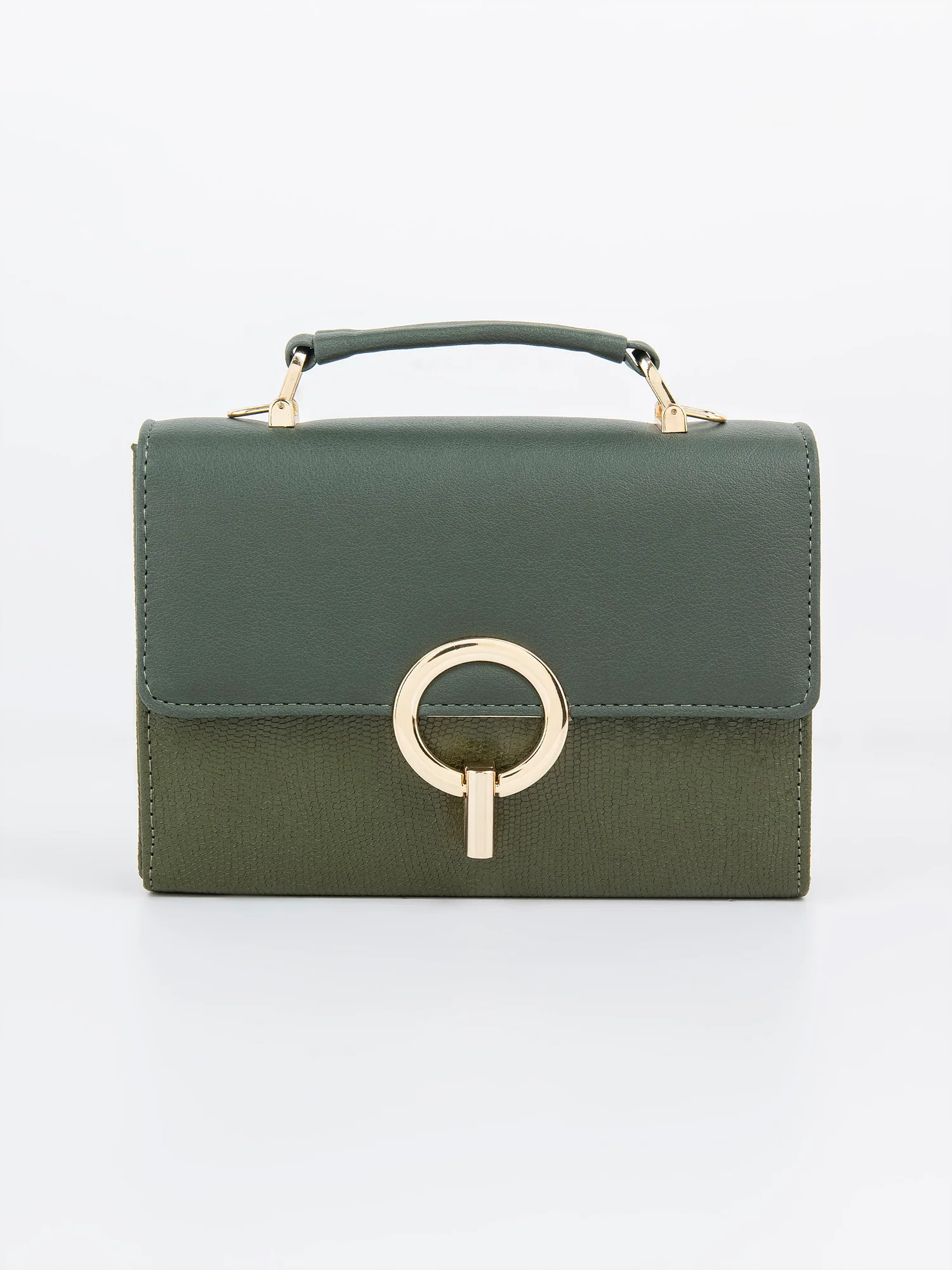 Green Two-Tone Bag